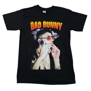 Bad Bunny Size S Black Tee (Retail $35)